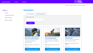 Screenshot templates Magzmaker